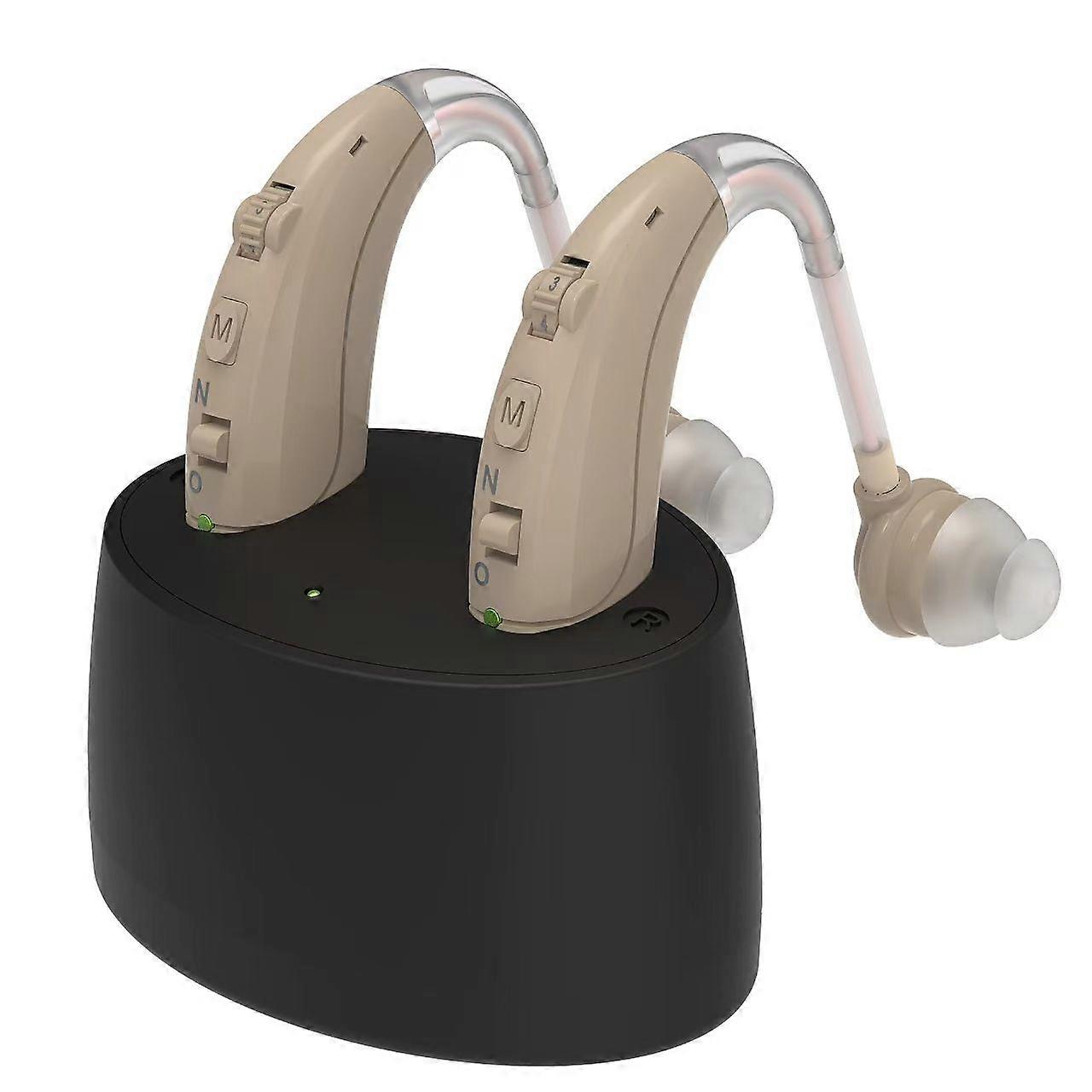Rechargeable Bluetooth Hearing Aids for Seniors  with Noise Canceling Hearing Amplifier for Adults