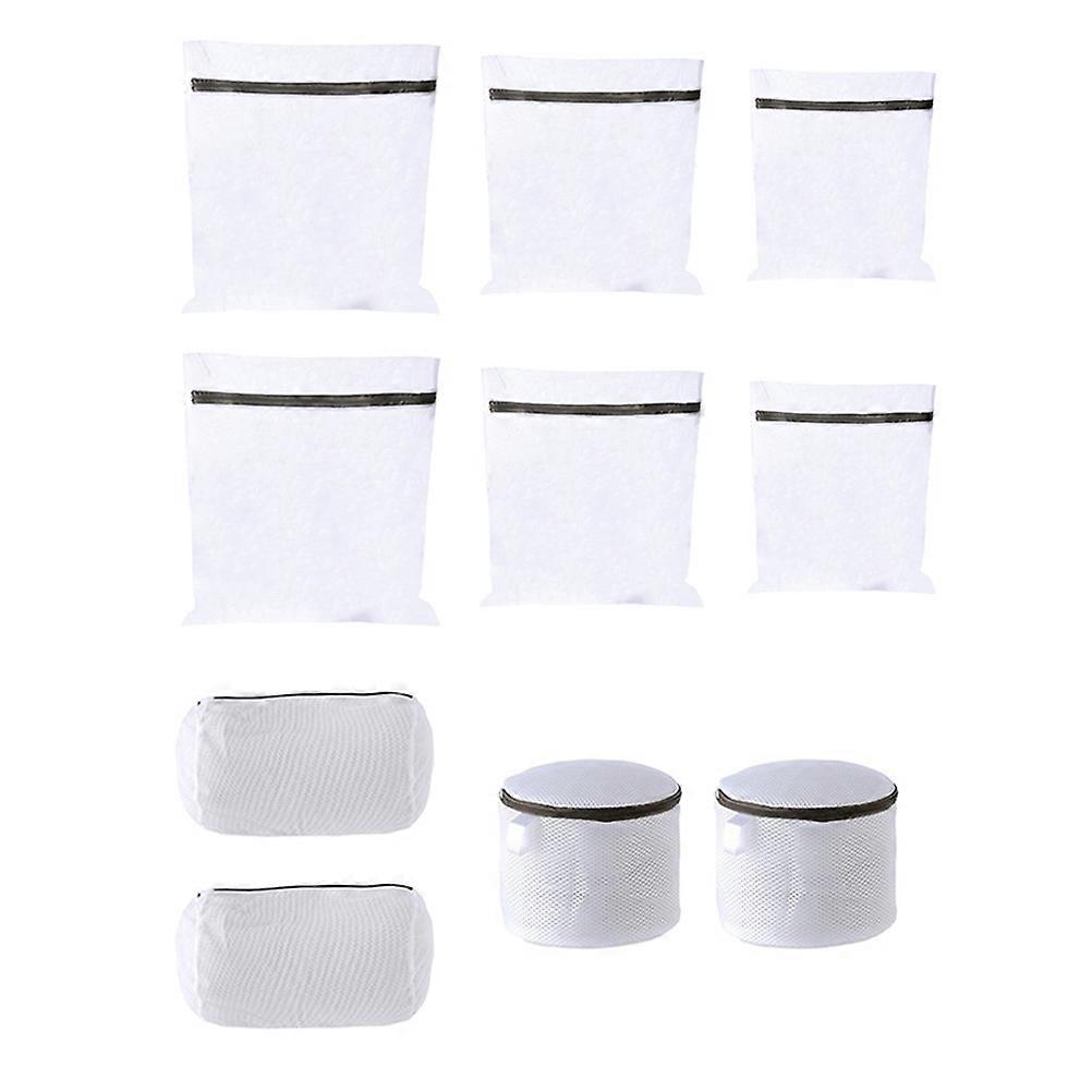 Washing Machine Net Bag Laundry Bag For Lingerie Minimize Color Bleeding Dryer Safe 50x60cm 10Set