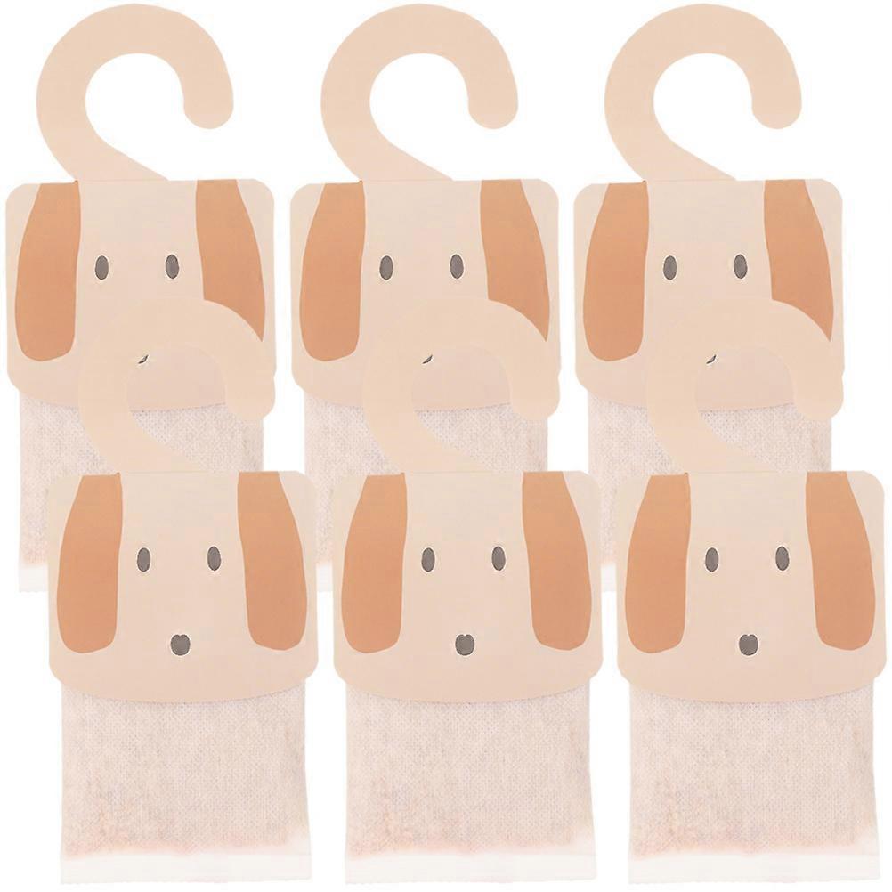 Wardrobe Scented Hanging Sachets Closet Deodorizer Air Freshening Suitcase Backpack 14x8.7cm Corn Fragments 6Pcs