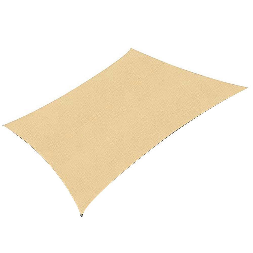 Sun Shade Sail Canopy Water Resistant Shade Cloth UV Block Sunshade Fabric