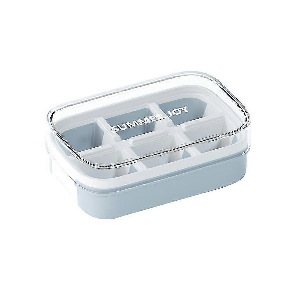 Ice Cube Mold Household Silicone Soft Refrigerator Ice Box Artifact Baby Food Frozen Ice Hockey Mini Ice Tray