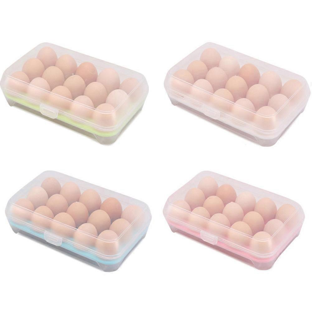 Transparent Egg Container, Durable Tray Providing Safe and Organized Refrigeration