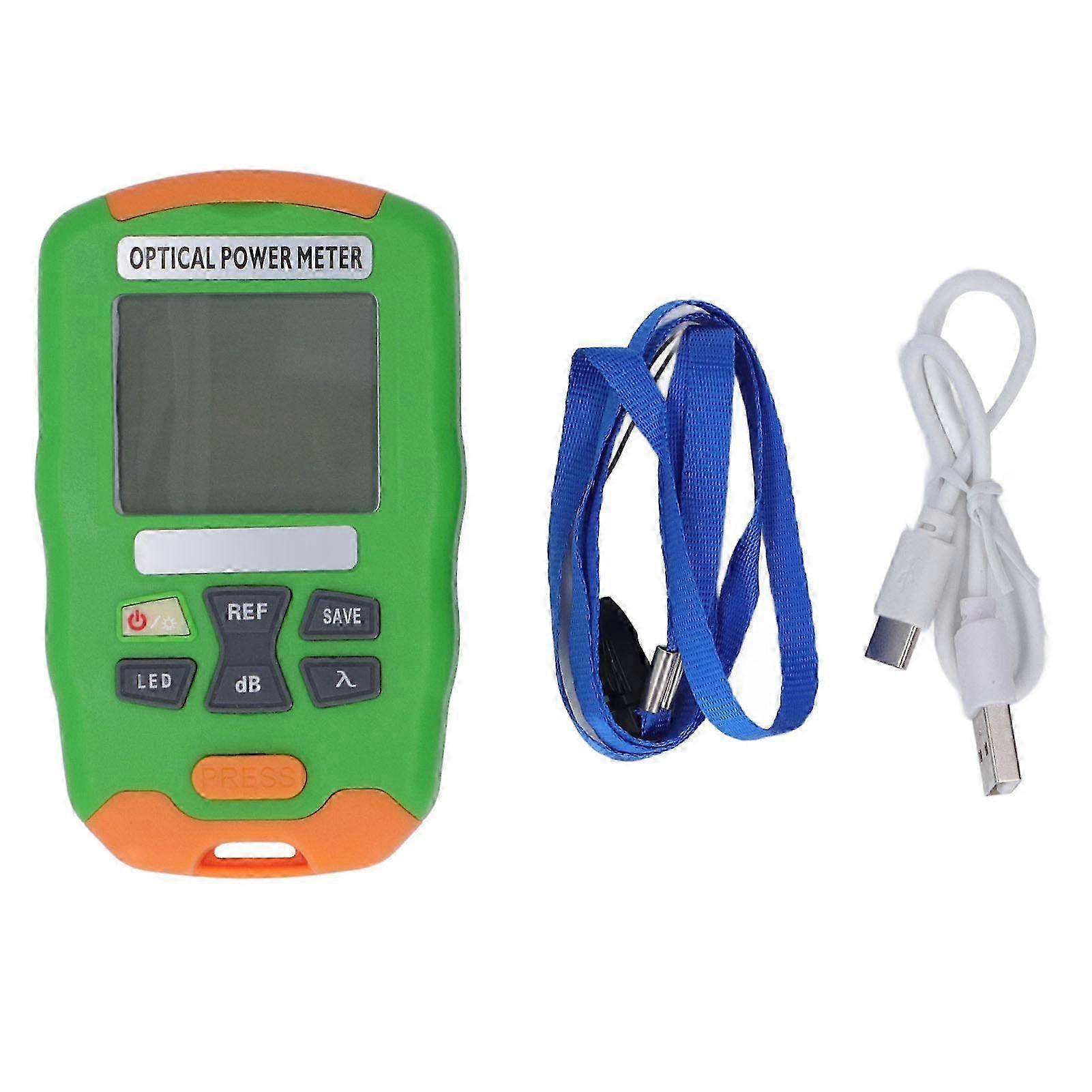 Rechargeable Optical Fiber Power Meter for Maintenance, Testing Optic Cables ?70~+10dbm