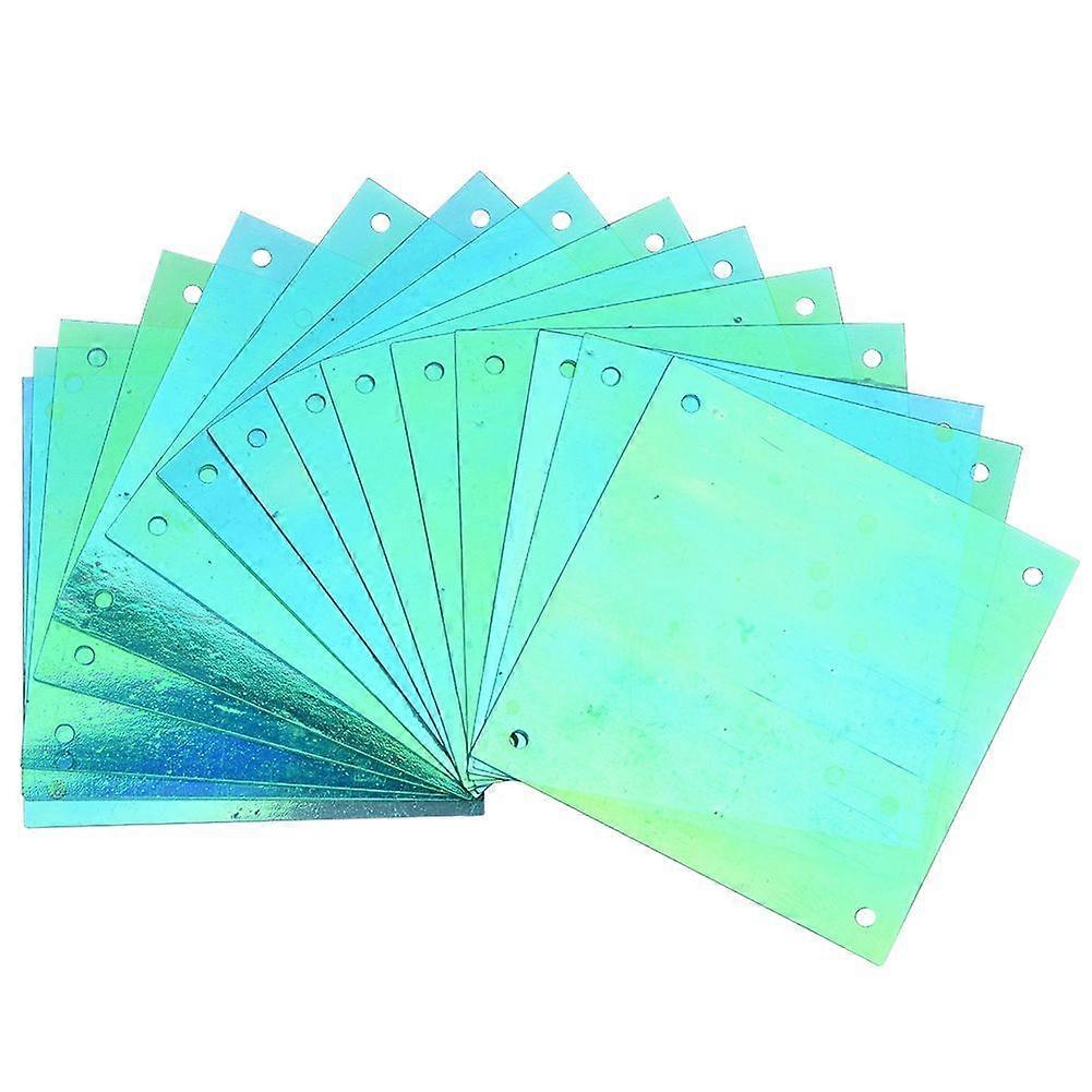 2025 Latest Model  50G PVC 4 Corner Hole Square Sequins Wedding