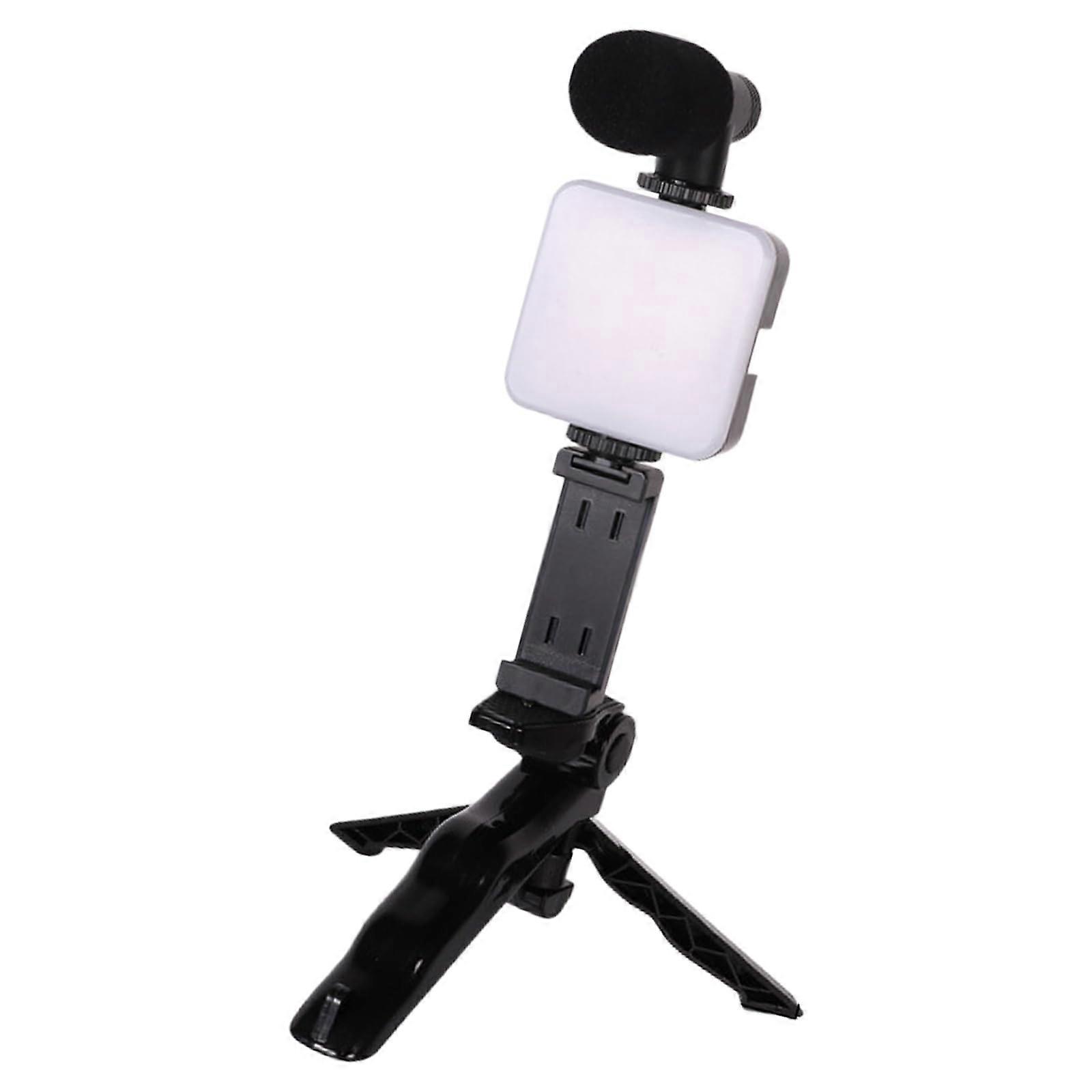 Ring Light with Desktop Tripod Stand, Adjustable Phone Holder for Photography and Video Shooting