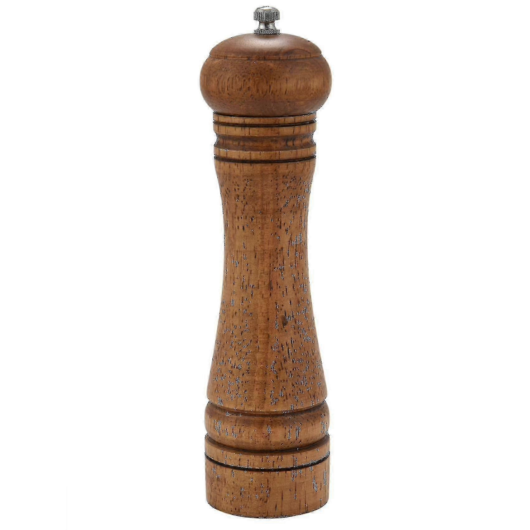 Solid Wood Pepper Grinder with Adjustable Ceramic Mill