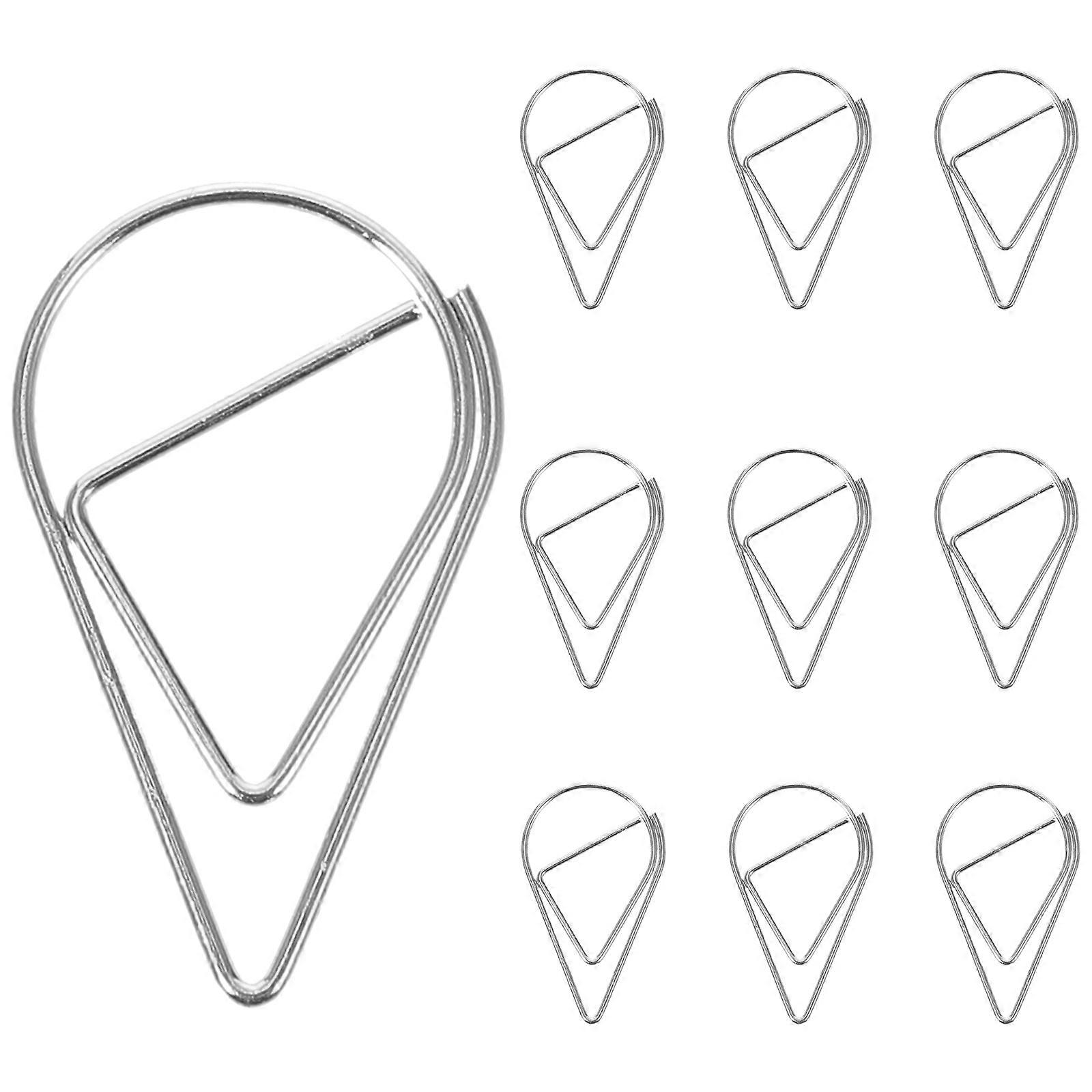 Dripping Shape Metal Paper Clips   Creative Cartoon Design Fasteners for Office, School, Files, Photos   Multi Functional Practical Bookmark Pins