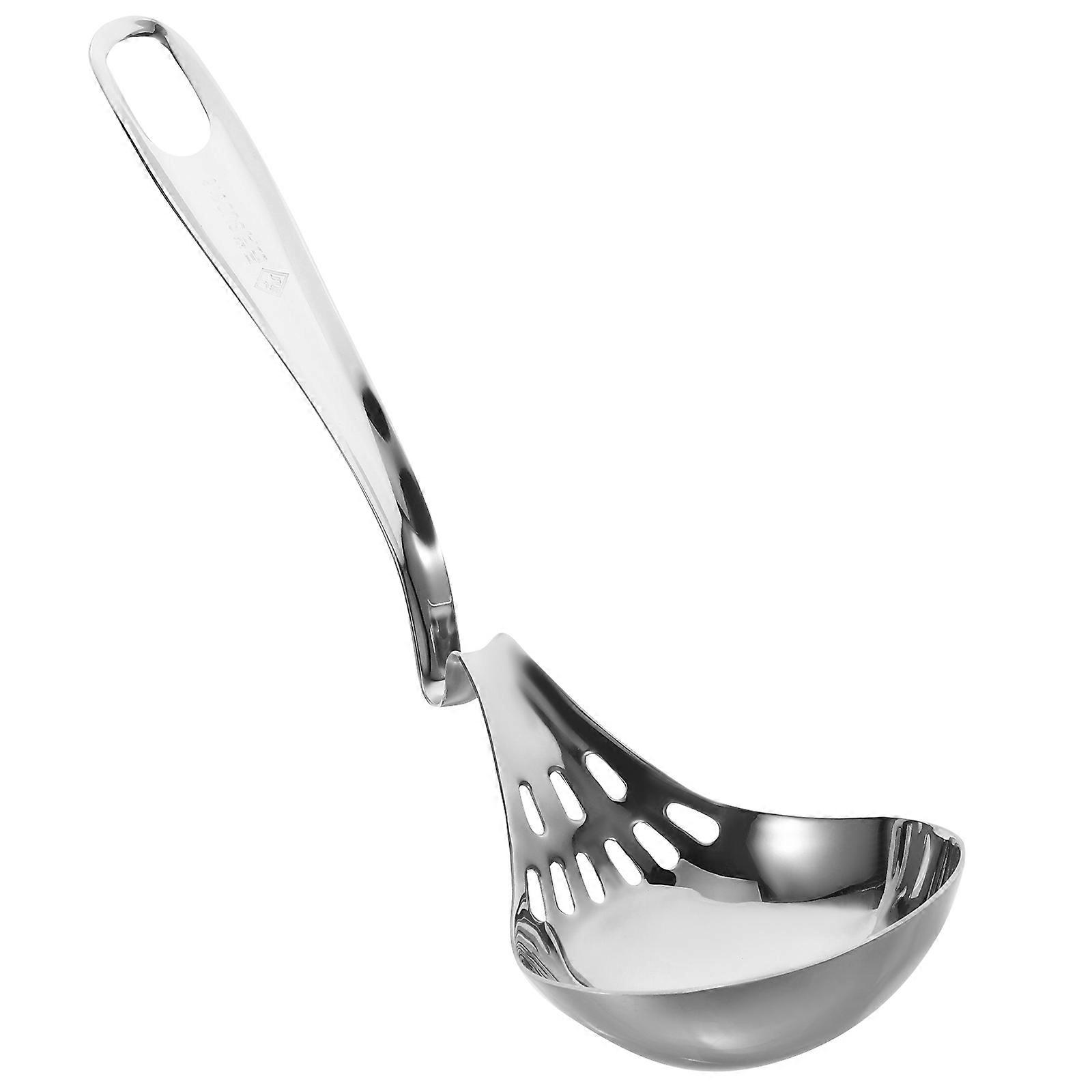 Soup Oil Separator Straining Removing Impurities Slotted Spoon Professional Chefs 1Pcs