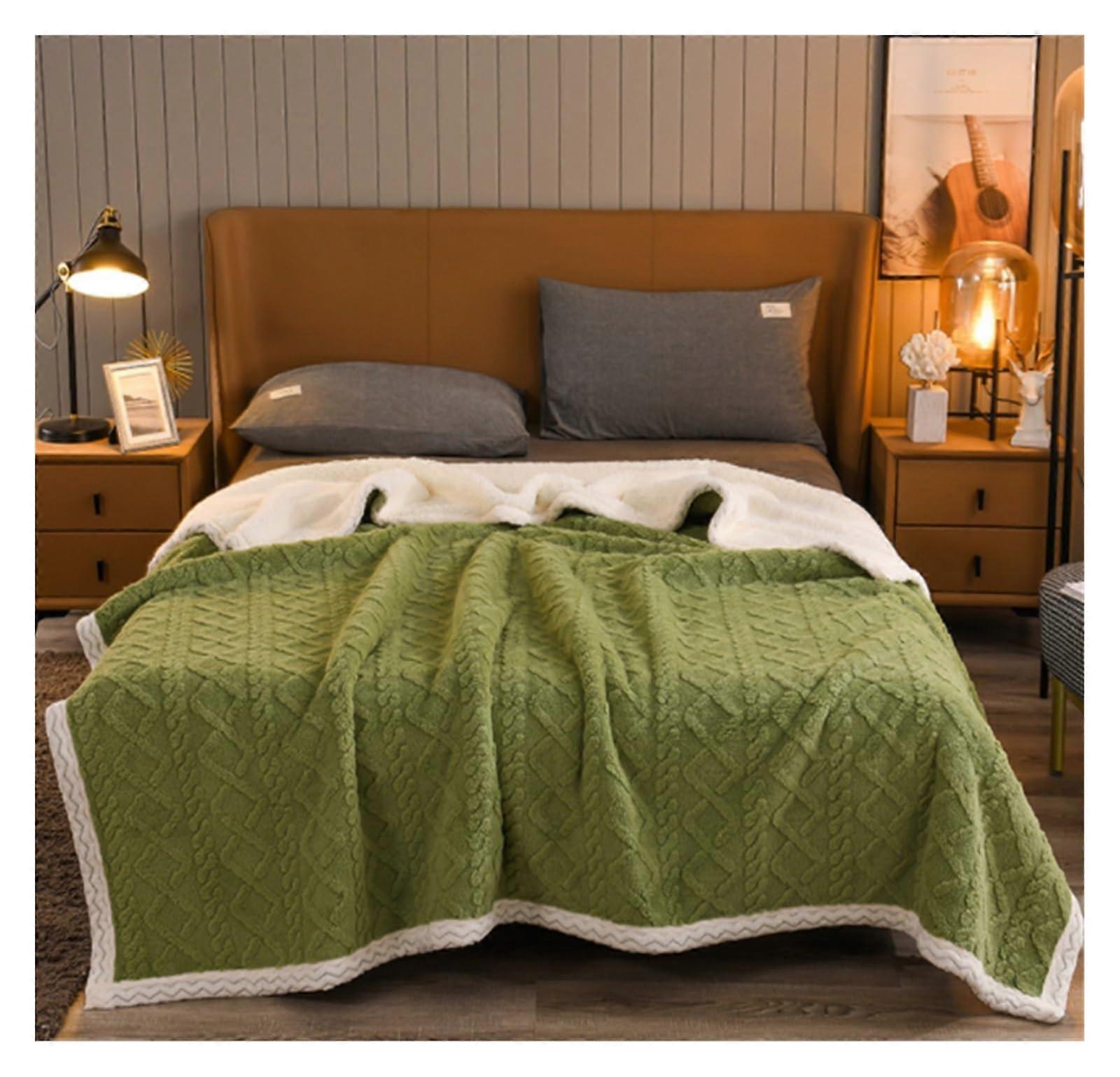 Blanket Fleece Throw Floral Pattern Soft Warm For Couch Sofa Bed Travel Ref: 9858