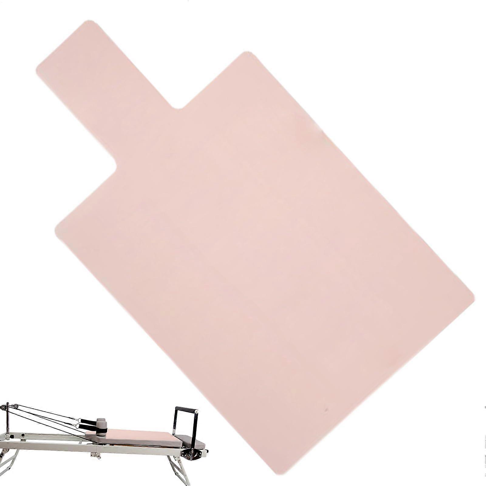 Pilates Reformer NonSlip Foam Mat Extra Thick Cushion for Balanced Support, Light Pink