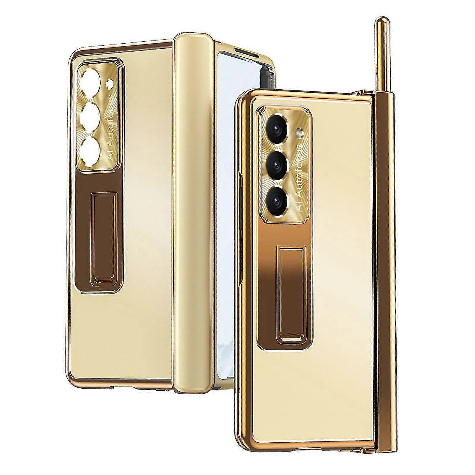 for Samsung Galaxy Z Fold 5 Case with S Pen Holder & S Pen, Screen Protector & Hinge Protection Case Z Fold 5 Case with Kickstand