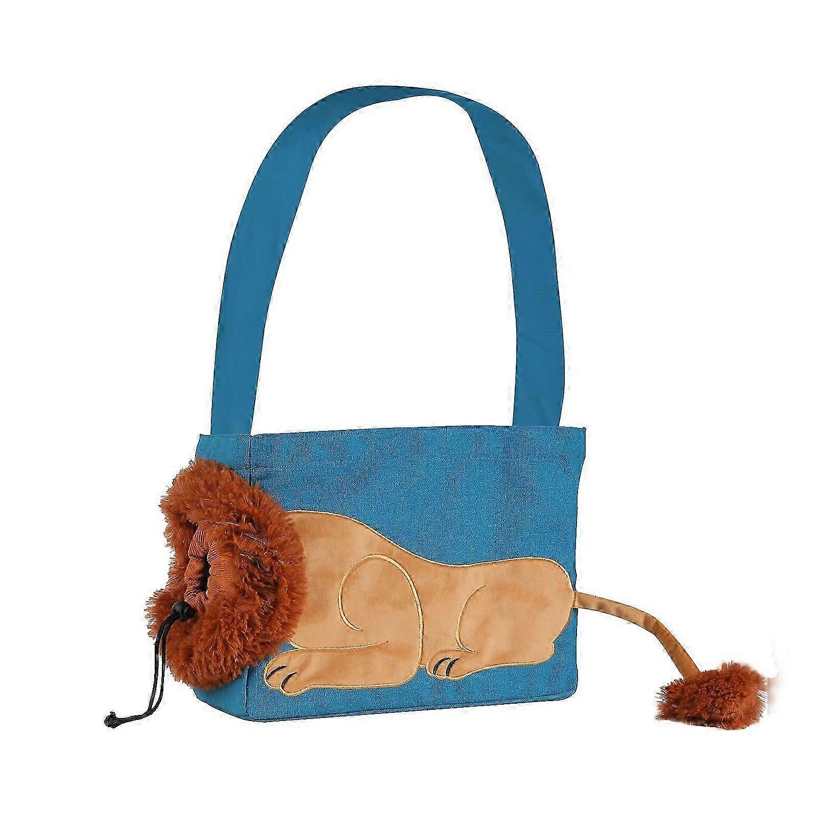 حقيبة حمل الأليفة للقطط الصغيرة ، حقيبة كيتي للحمل المريح ، حامل قطط ناعم للسفر والنقل