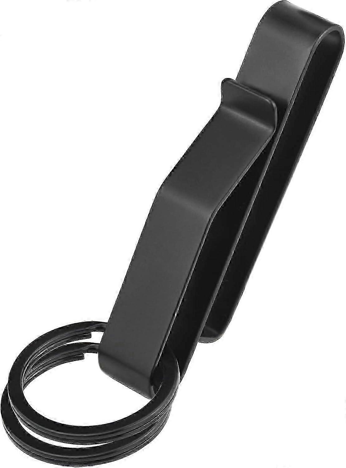 キーリング付き戦術キーホルダー、ステンレス鋼戦術ステルスキーリングホルダークリップ