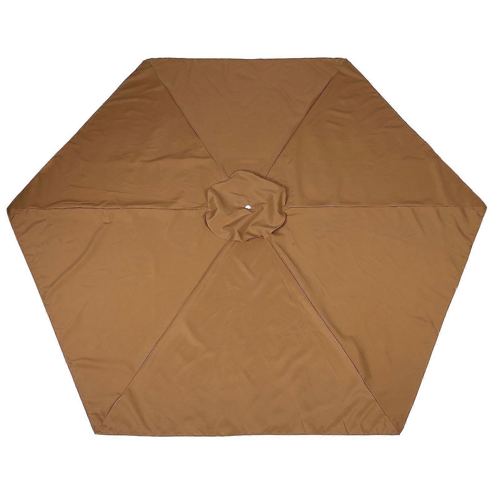 Durable Polyester Outdoor Patio Umbrella Replacement Canopy for Garden and Beach Use – Stylish and Weather Resistant Cover