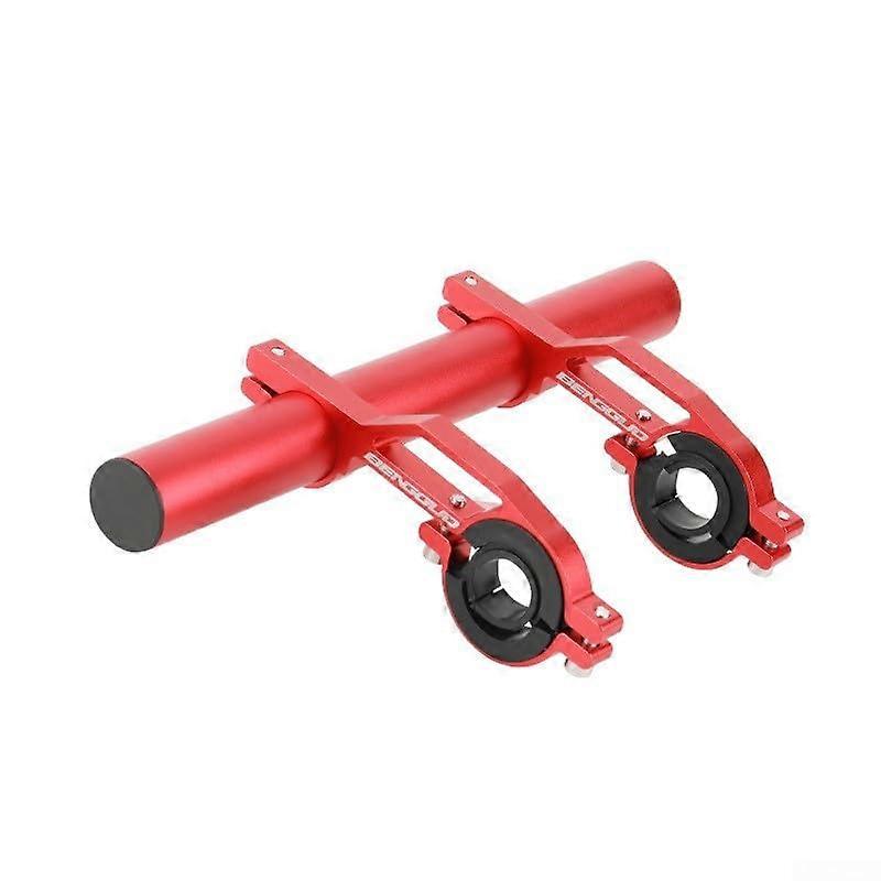 Aluminum Alloy Bicycle Handlebar Extension Device 200mm Red, Lightweight, Functional and Compatible with Various Bikes