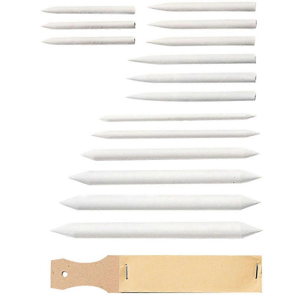 Color Belnder Pencils Paper Blending Stump Drawing Kit Schools 15.8X3cm Cylindrical Writing Shading Tools 16Pcs