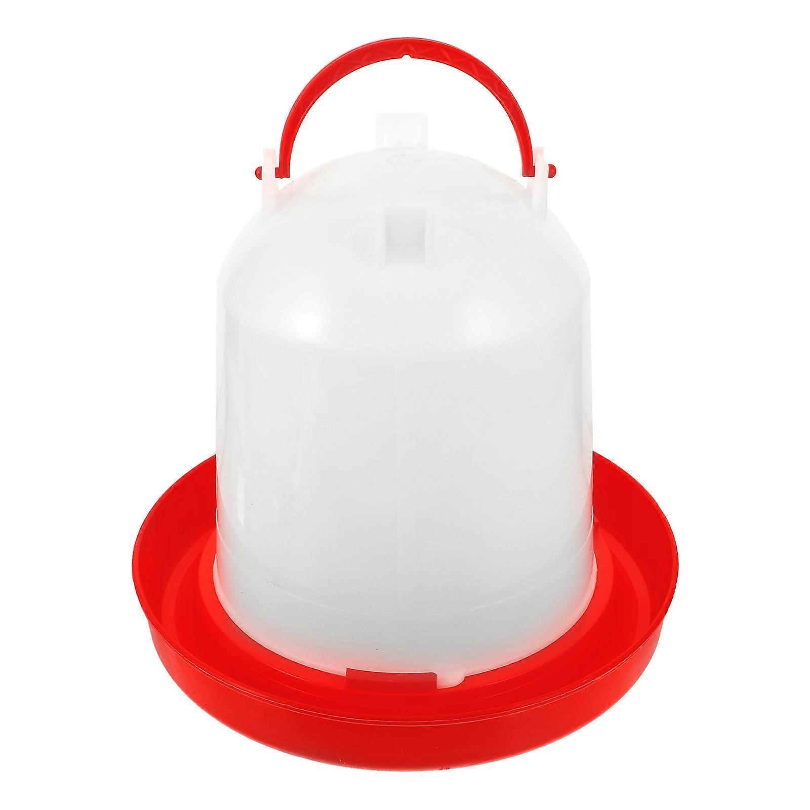 Poultry Waterer Automatic Chicken Water Feeder Quail Easy Cleaning 10.61X10.61X10.22In 1Set