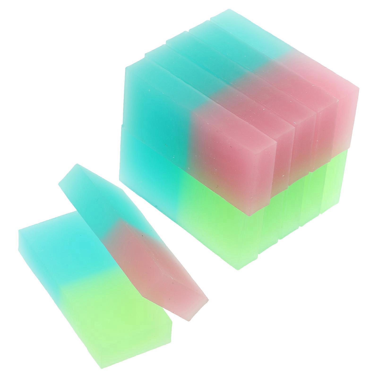 Sketching Erasers PVC Material Rectangular Shape Students 12Pcs