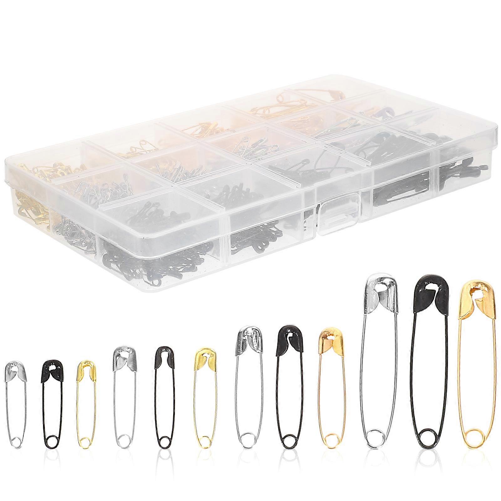 Multi Sized Durable Metal Safety Pins for DIY Crafts, Quilting, Clothes and Blankets   Smooth Surface, Easy to Use Fasteners for Creative Projects
