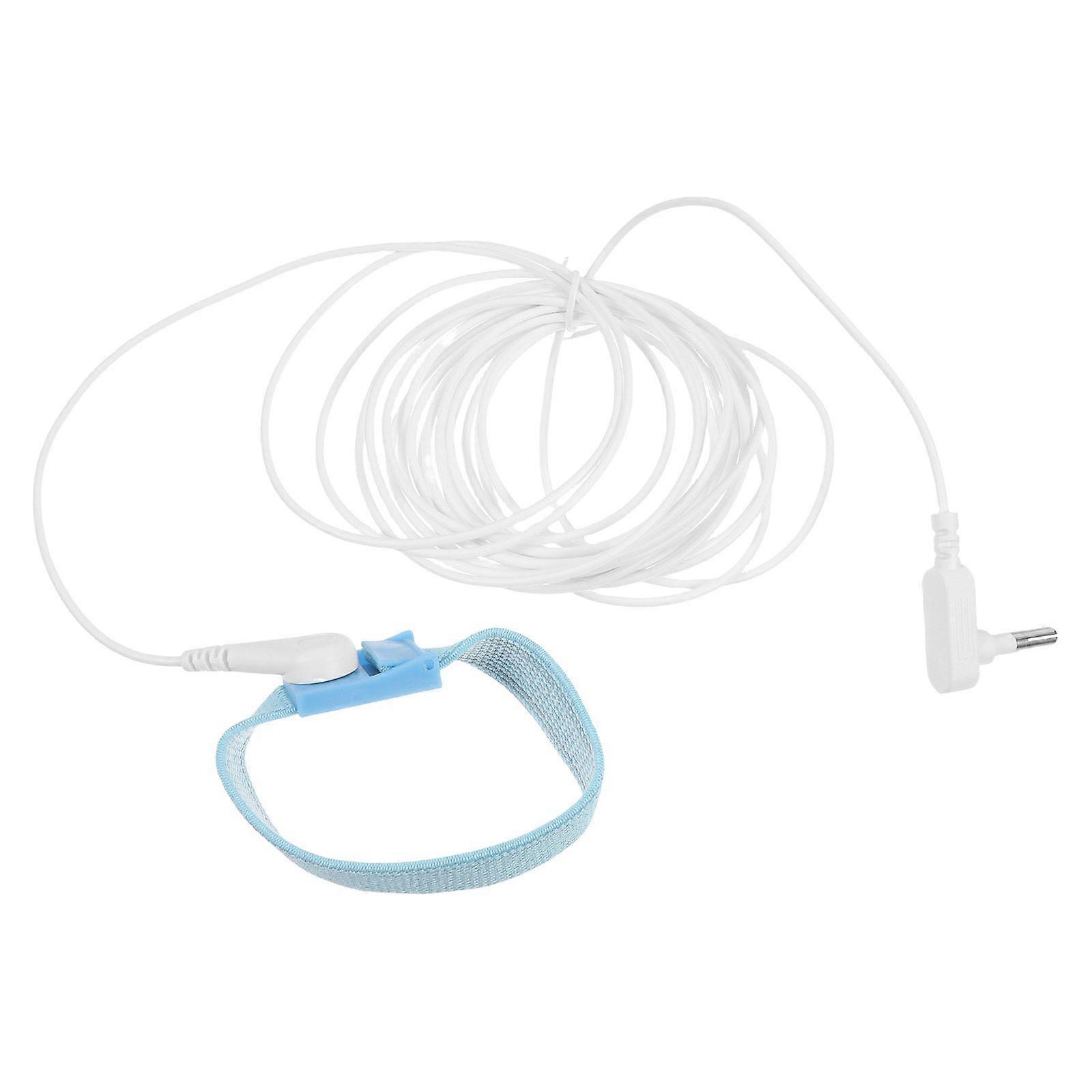 Anti Static Wrist Strap For Electronics Repair Grounding Bracelet Ground Wire Prevents Static Shock Suitable For Pc Building And Laboratory Use Assort