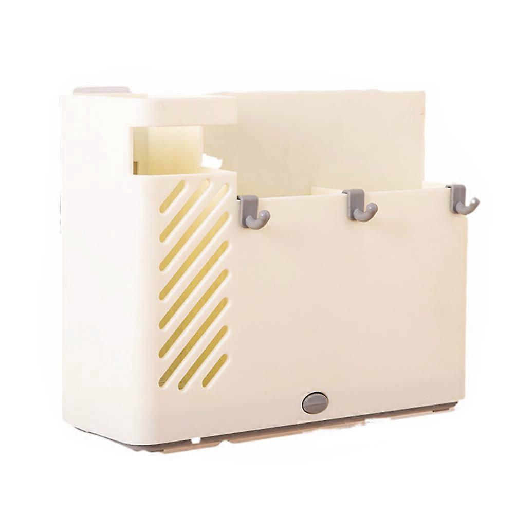 الحائط المثبت على الحائط استنزاف عيدان تناول الطعام رف متعدد الوظائف أدوات المائدة تخزين منظم للمطبخ توفير مساحة حامل أواني أبيض