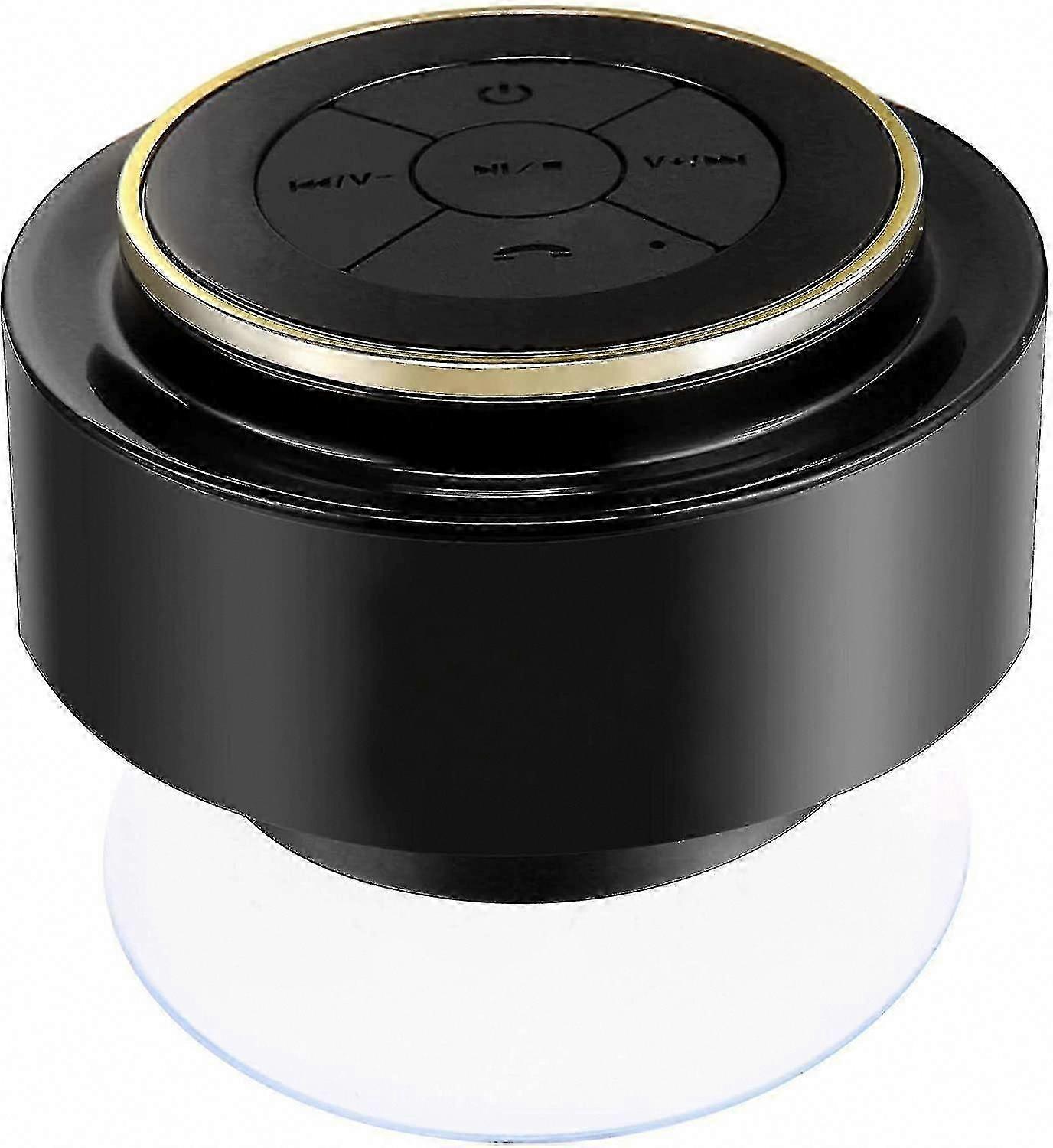 Waterproof Bluetooth Shower Speaker Portable Wireless Dustproof with Built-in Mini Mic