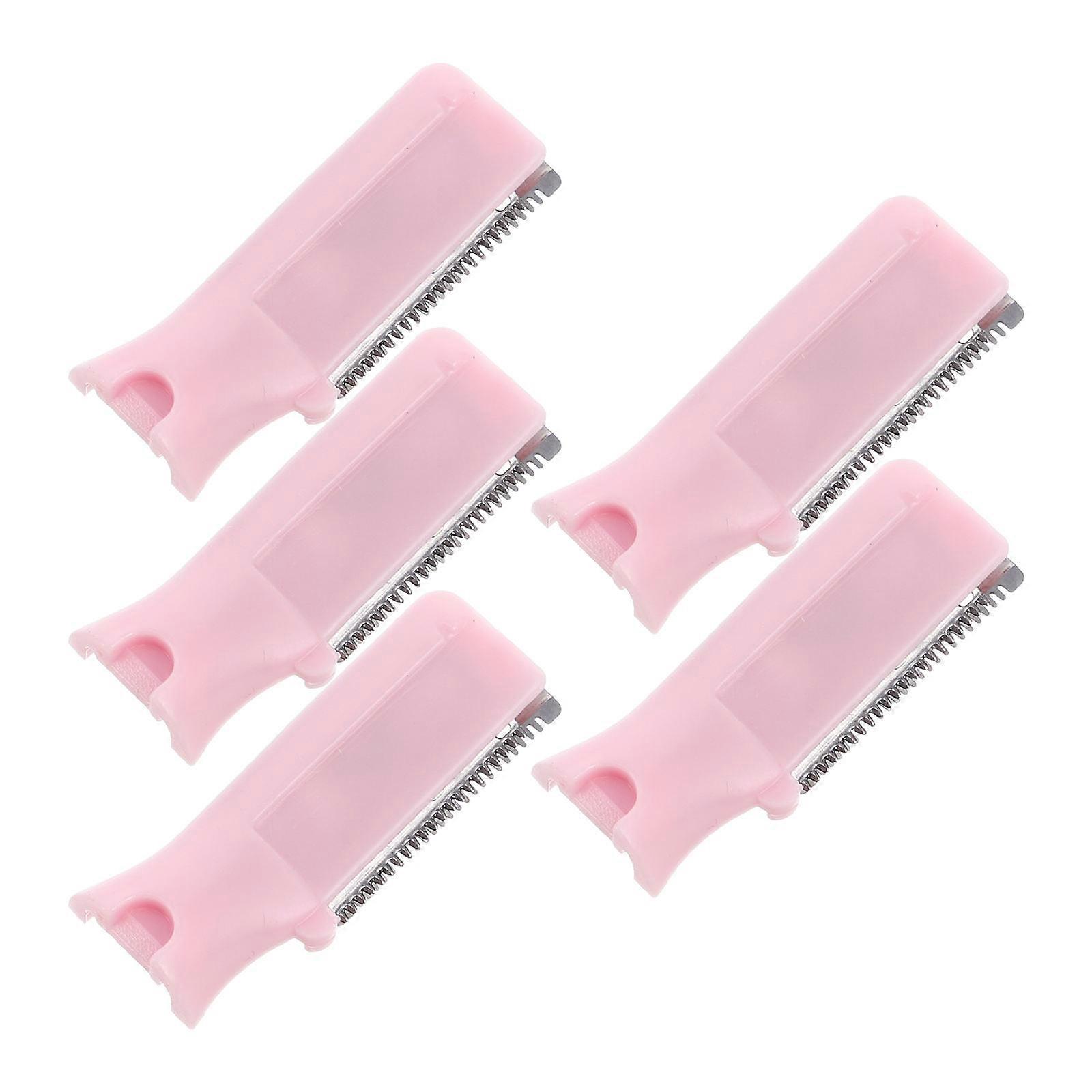 Eyebrow Facial Trimmer Eyebrow Refill For Travel Daily Use Plastic 2.70X1.00X0.30CM Eyebrow Shaping 5Set