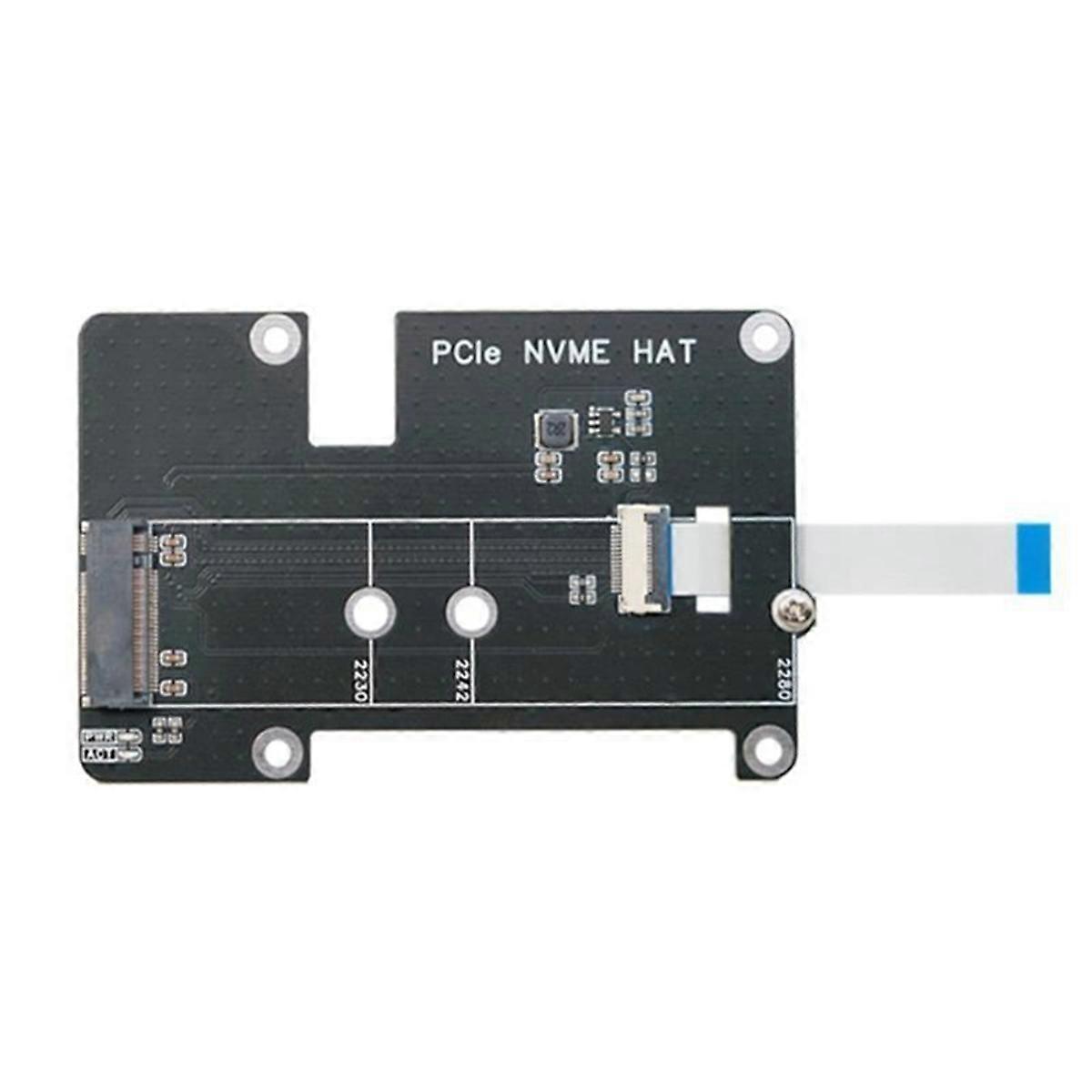 PCIe to M.2 M Key NVMe SSD Adapter Board Speed M.2 M Key NVMe SSD for RPI 5