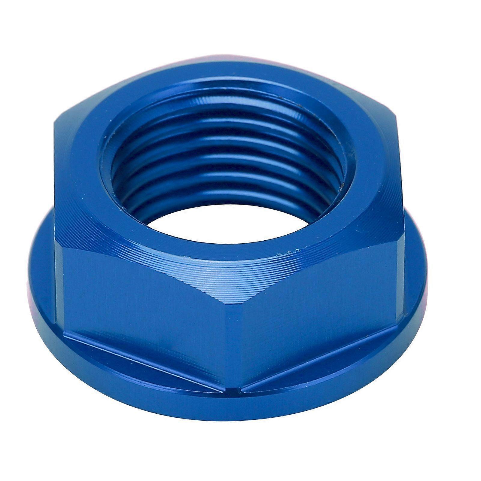 Motorcycle Front Wheel Axle Screw Nut M16x1.5 Replacement for CRF250R/CRF450R/CRF250RXBlue