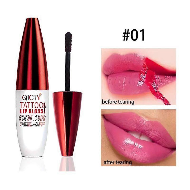 Peel Off Lip Tint Stain, Matte Peel Off Lip Gloss Long Lasting Lip Liner Stain Peel Off Lip Tint, Waterproof Lip Liner Stain High Pigmented Lipstick