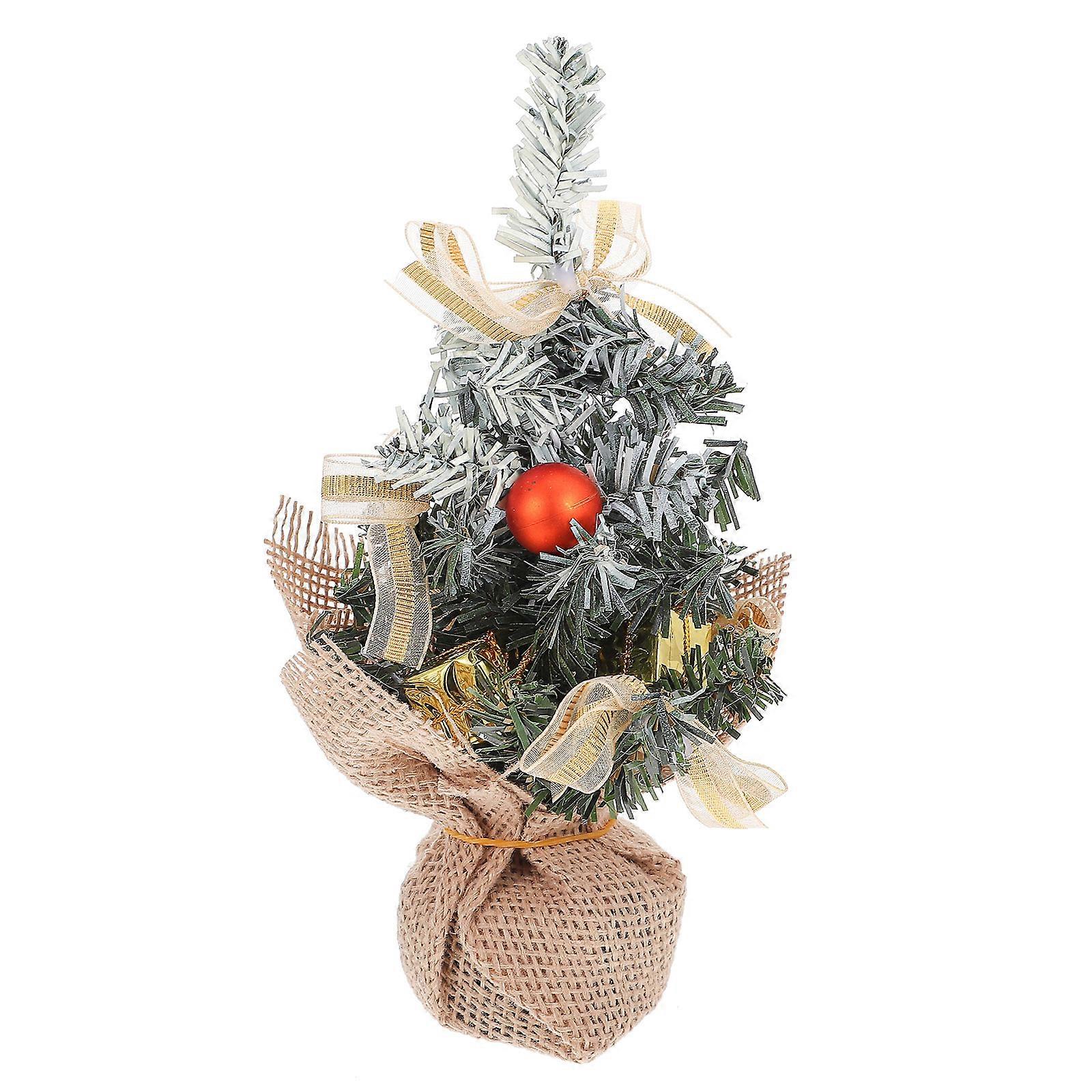 Centerpiece Table Decorations Mini Tree For Desk Festive Atmosphere 7.07X2.16X2.16inch 1Pc