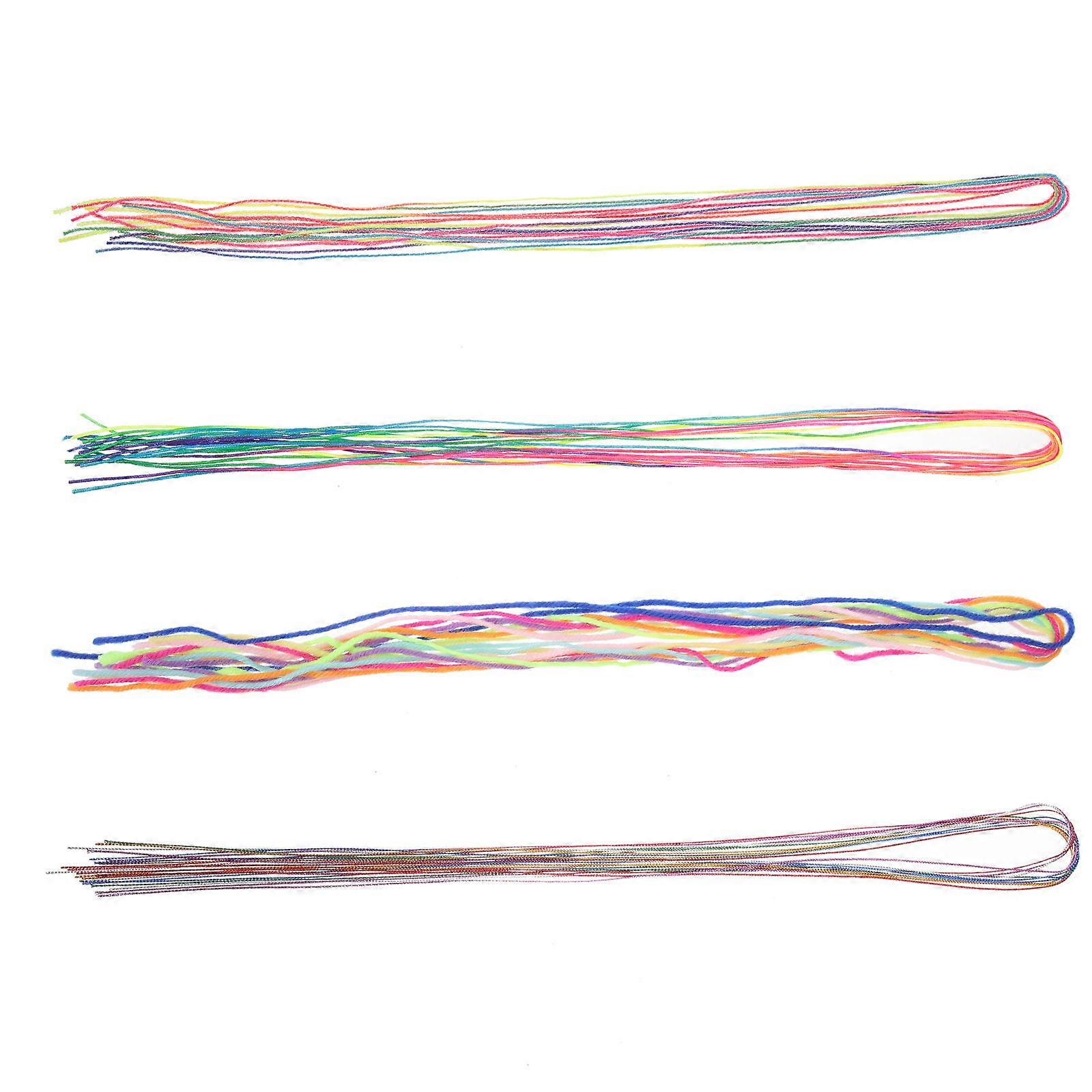 Hair Braid Ropes Assorted Color Multi-Color Styling Reusable 36Pcs