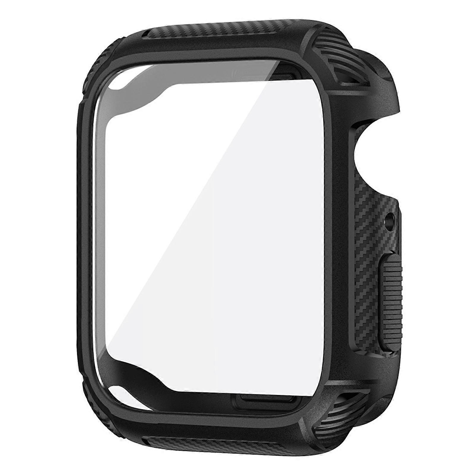 Durable TPU Watch Case with Tempered Glass Screen Protector – Full Coverage, Scratch Resistant Design for Enhanced Protection and Comfort