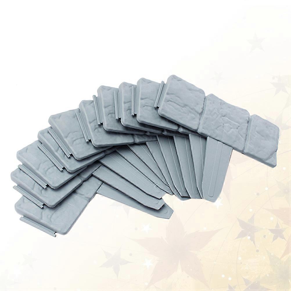 Foldable Outdoor Garden Fence Made from Durable PP Material for Protection Use 10pcs Red