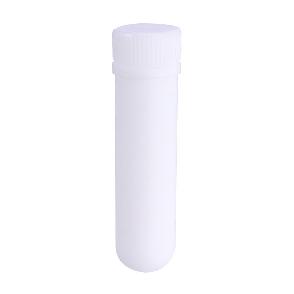 White Refillable Essential Oil Blank Tubes for Daily Use 12pcs Packaging Tube with Acetate