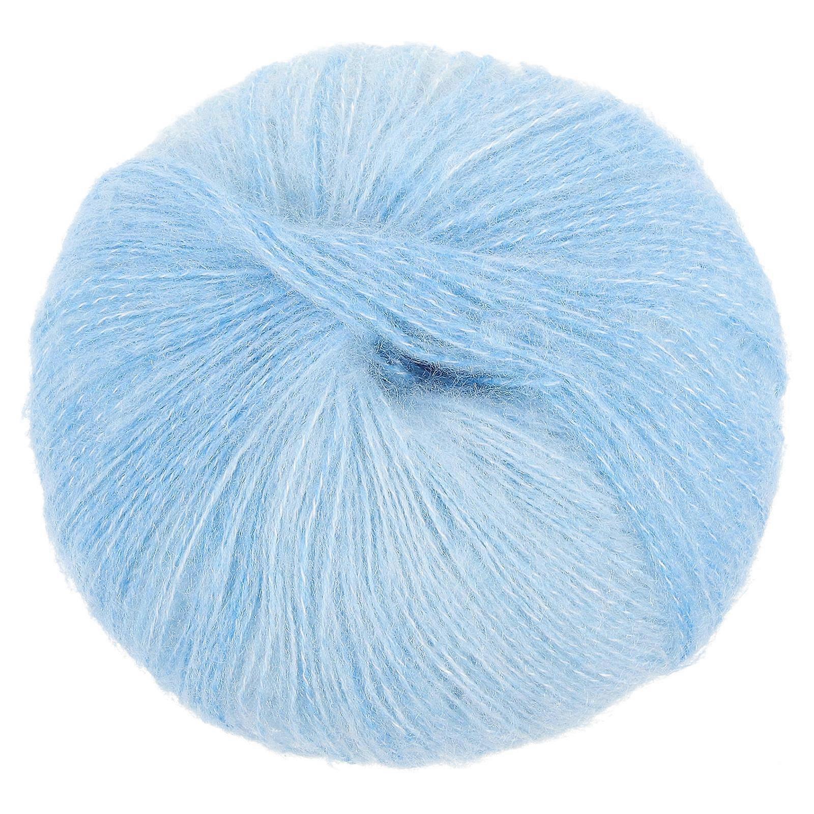 Skyblue Wool and Acrylic Yarn for Knitting Durable Colorful Crafting Suitable for DIY Projects