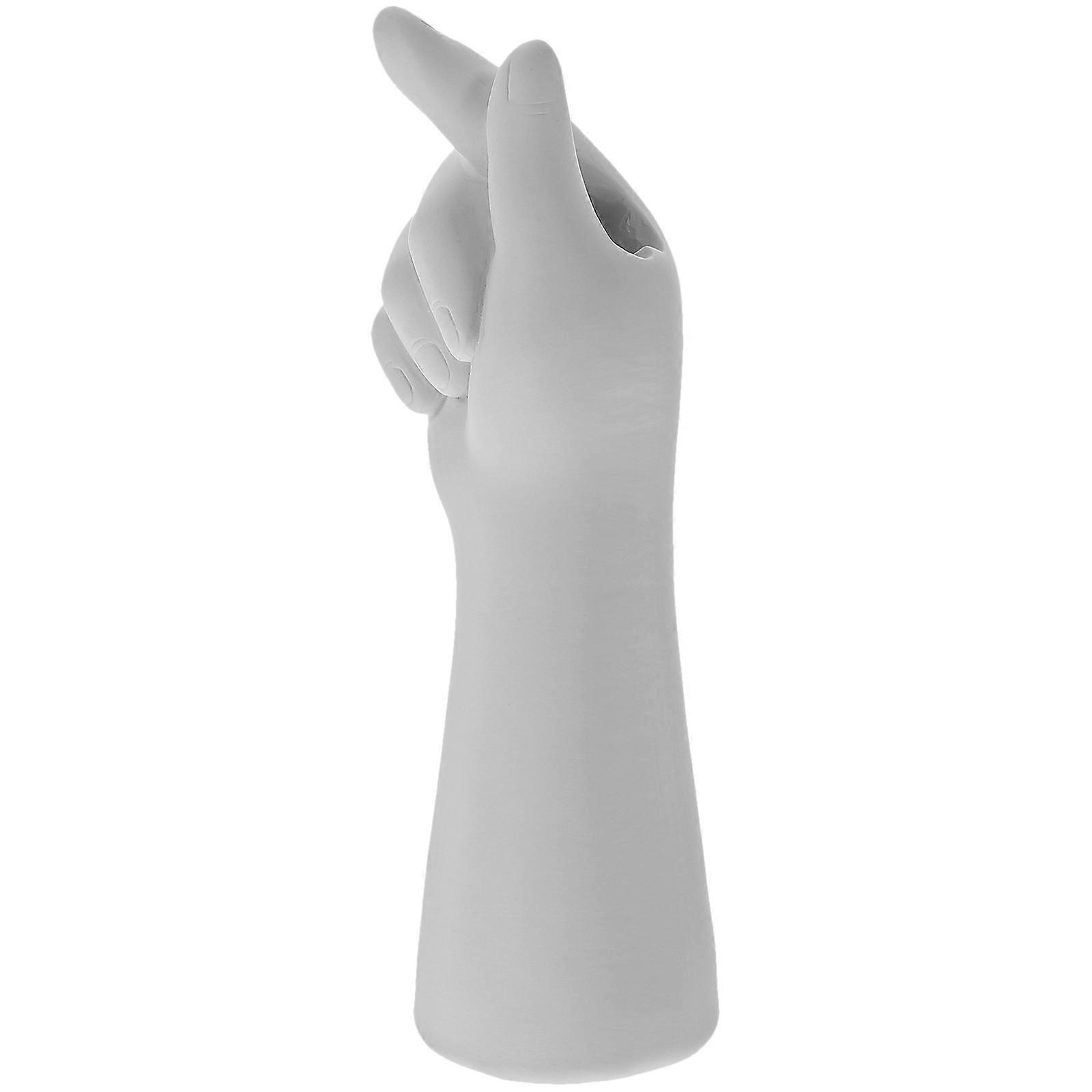 Nordic Style Resin Flower Vase for Home Color Material 7.8 Inches Tall