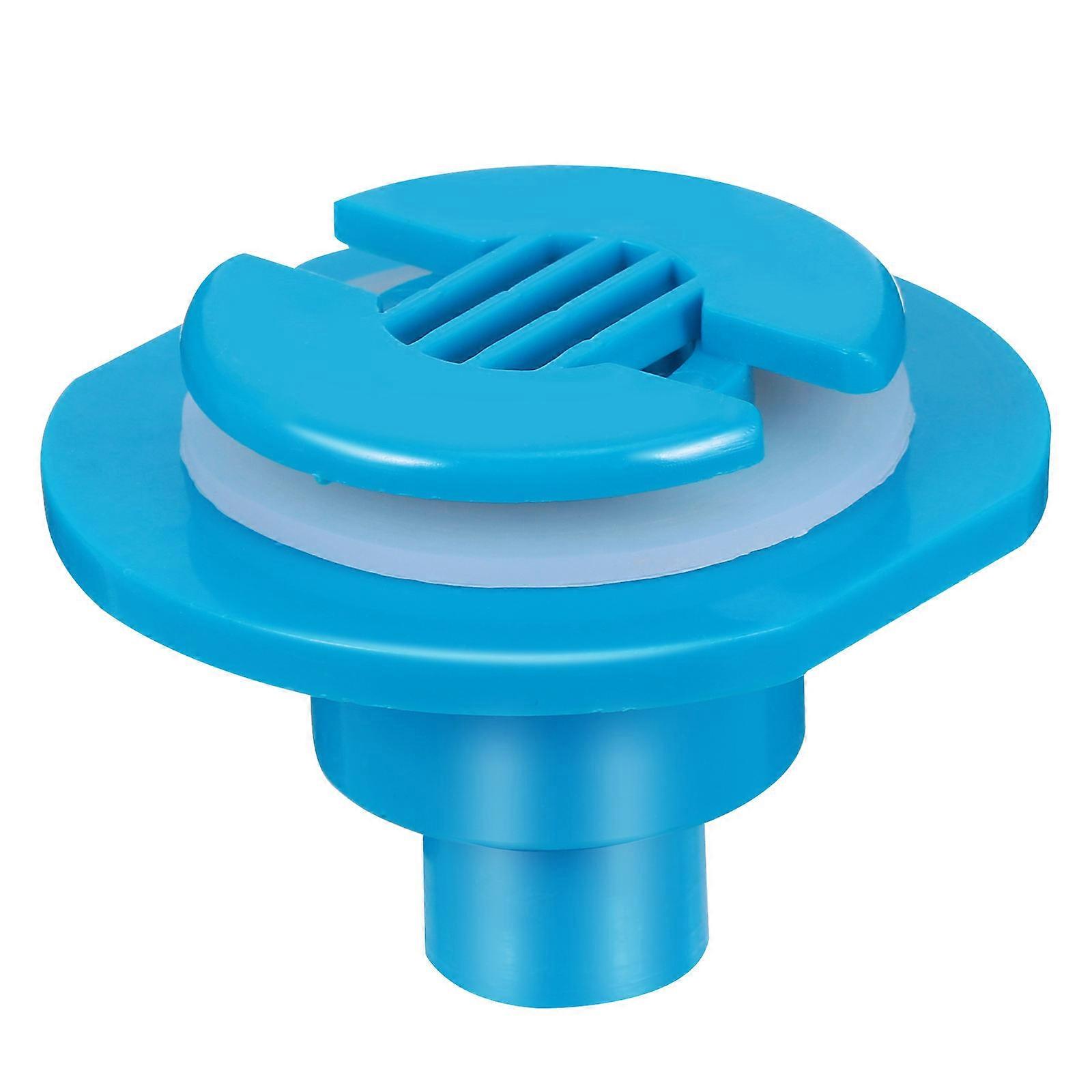 Blue PVC Fish Tank Drain Joint for Easy Installation and Safe Use with 820mm Glass Thickness