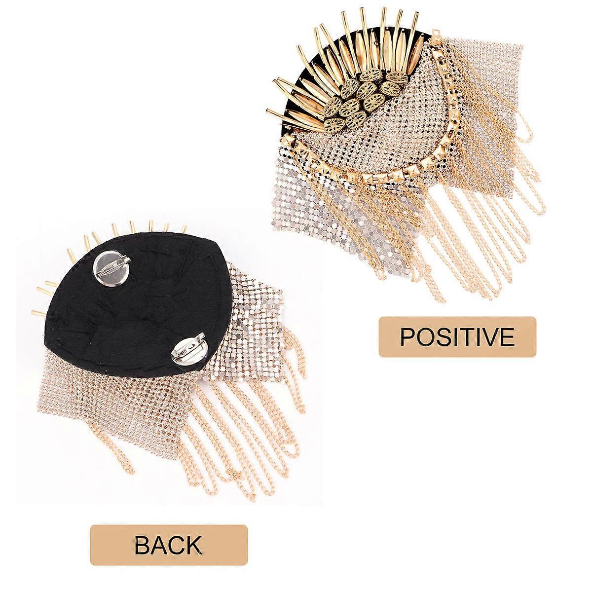 1 Pc Tassel Shoulder Board Fashion Costume Shoulder Epaulette