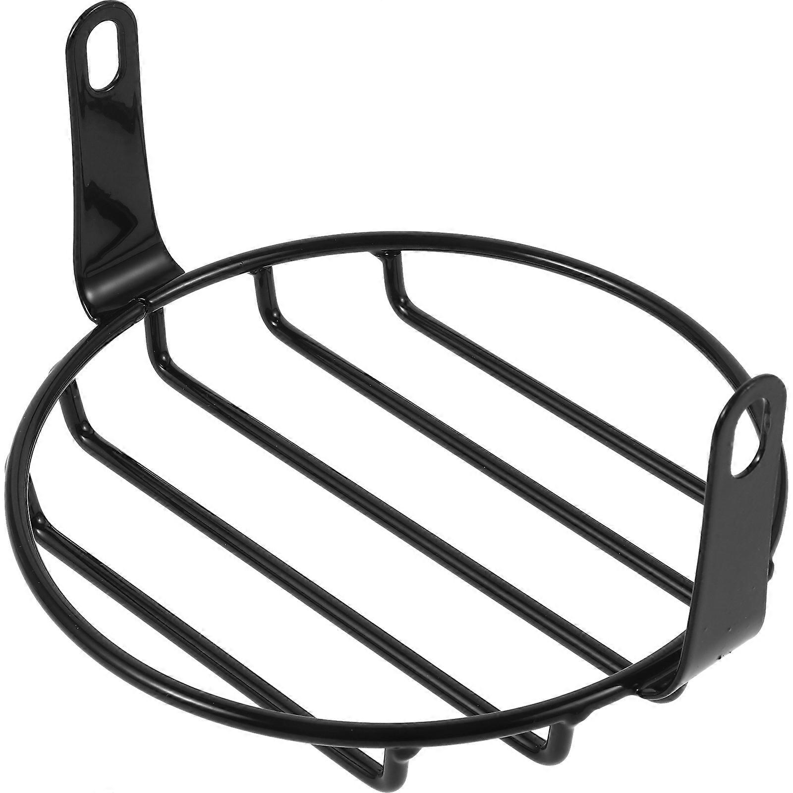 Headlamp Protector Motorcycle Guard Debris Guard Square Shape Iron Material Outdoor Riding Motorcycle Enthusiasts 1Pcs