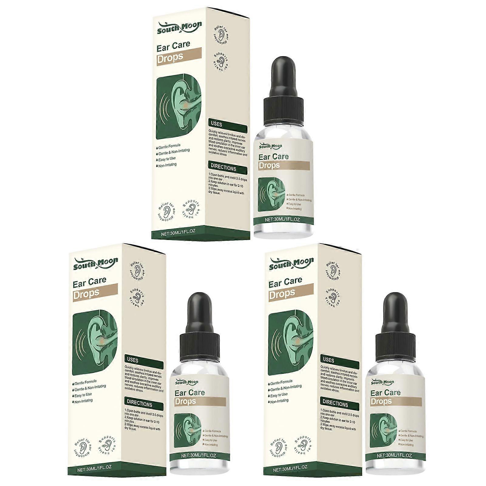 العناية بالأذن Dops تخفيف طنين الأذن ، تخفيف رنين الأذن ، تخفيف الانزعاج في الأذن ، سائل تنظيف شمع الأذن