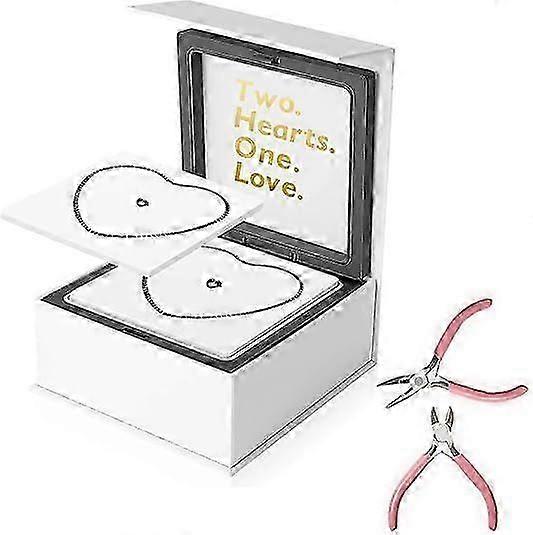 パーマネントブレスレットキットフォーエバーブレスレットカップルのためのブレスレット作りギフト友情ブレスレットDIYロックブレスレットバレンタインデージュエリーギフト