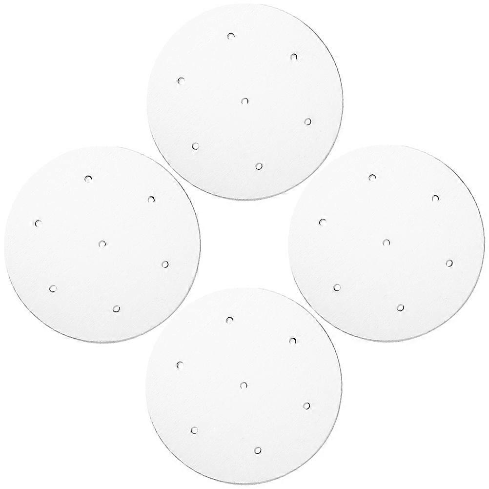 White Acrylic Lollipop Stand for Party Use Decorative Cake Pops Holder with 7 Holes 4 Pcs