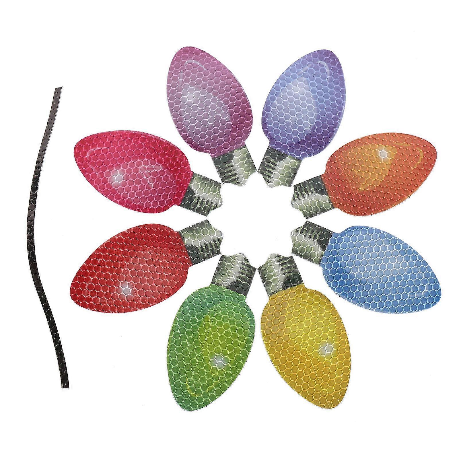 Creative Refrigerator Sticker Reflective Car Bulb Shape Magnet For 10.00X5.00X0.10cm Assorted Color 1 Set