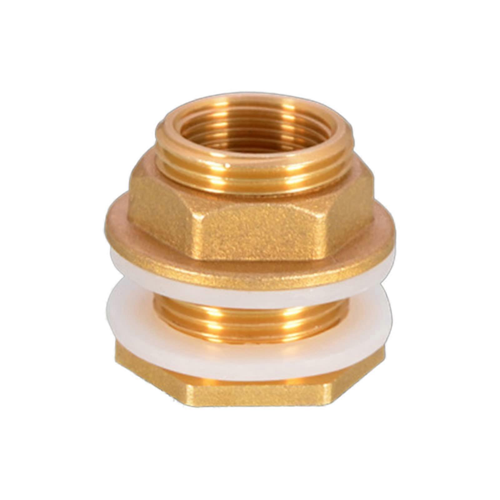 1/2 inch 3/4 inch thread garden hose adapter copper fitting nut water for connection fish for adapter No. 2.5 cm