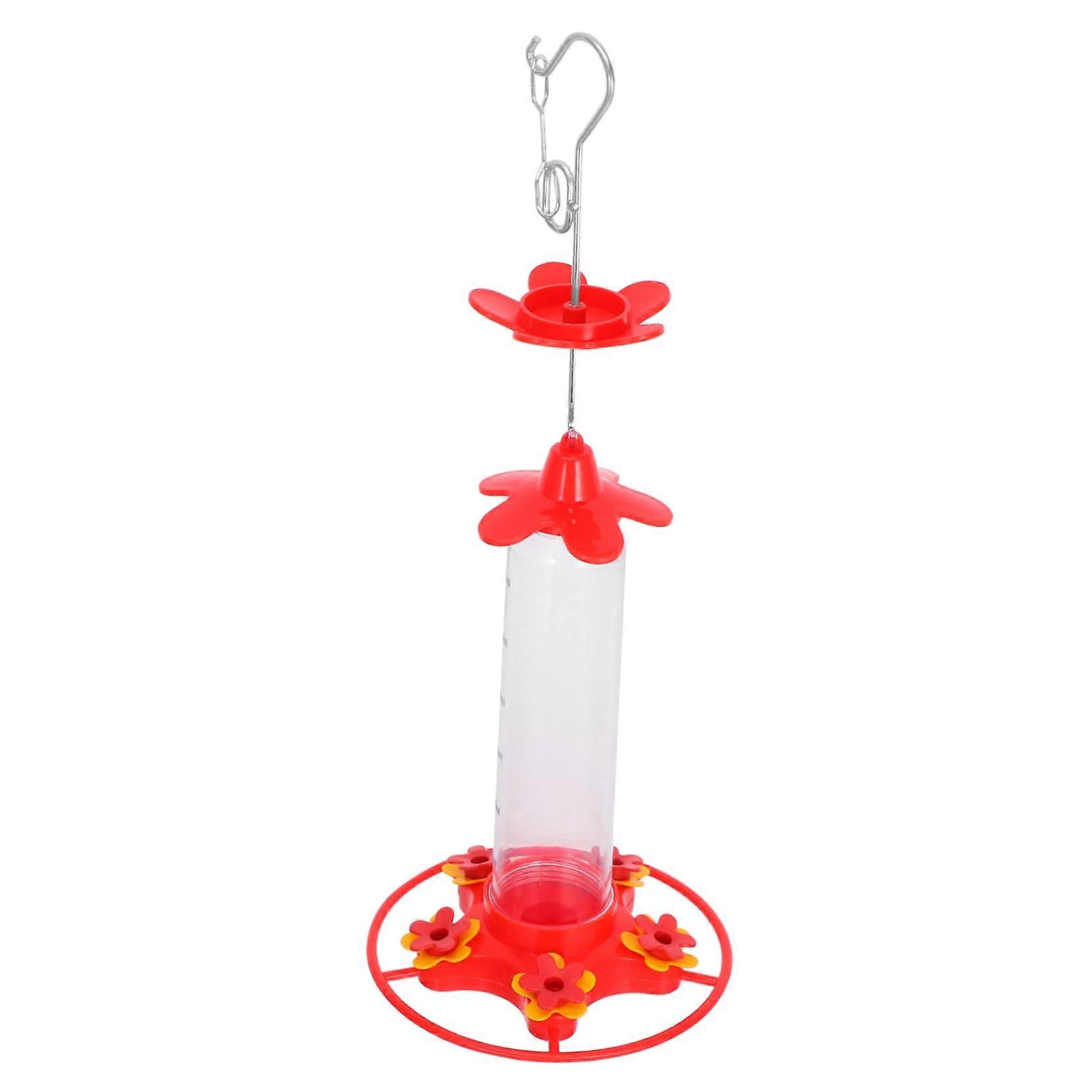 Hanging Hummingbird Feeder for Outdoor Use, Durable and Weatherproof Bird Feeder for Garden and Patio, Ideal for Bird Watching and Feeding.