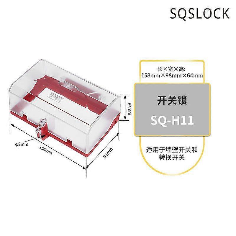 Emergency Stop Button Cover Box-Type Transparent Wall Switch Cover Lockouts Push Button Protector For Home Industrial Electrical Equipment