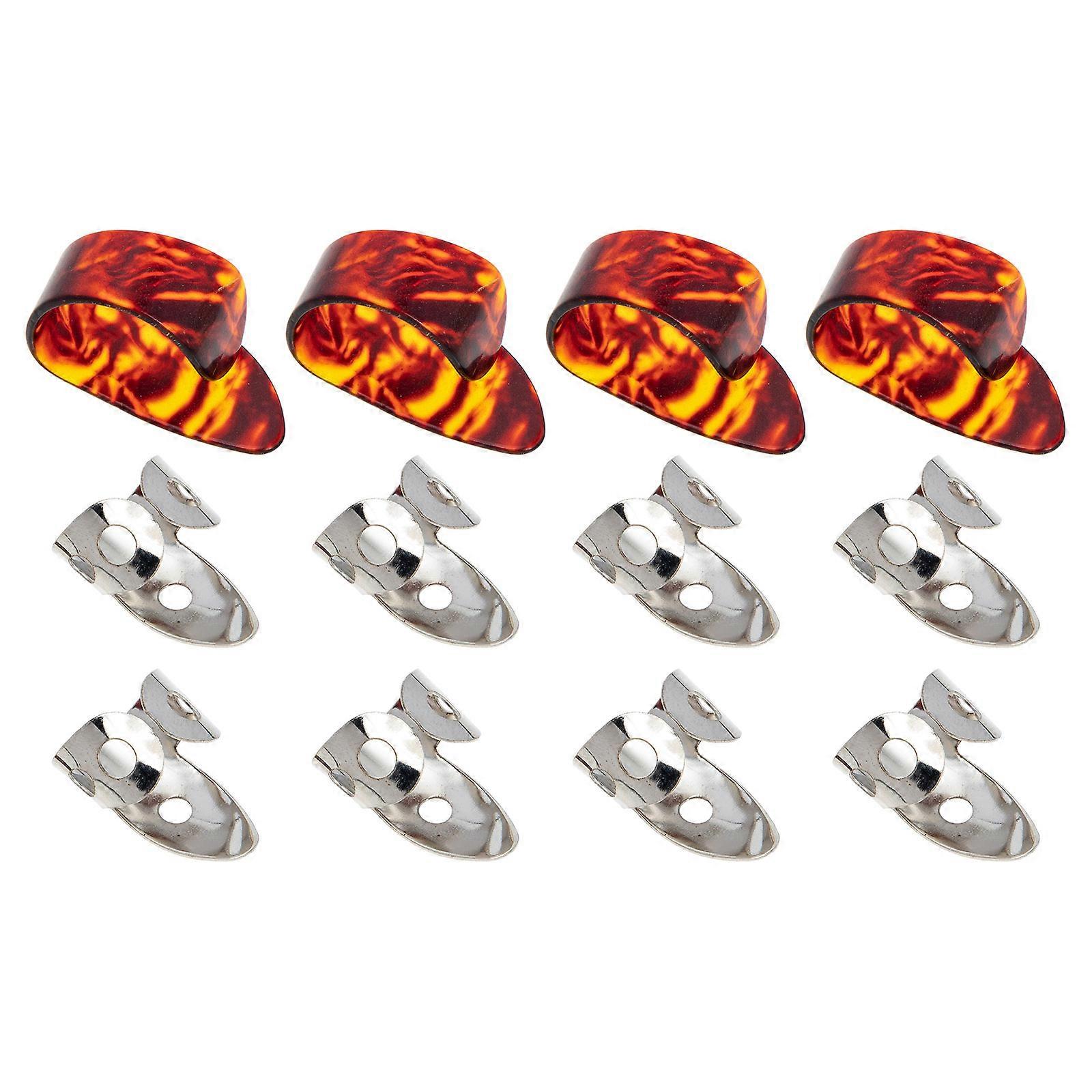 Adjustable Guitar Finger Picks & Durable Thumb Protectors for Guitarists and Learners – Comfortable Fit for Musicians