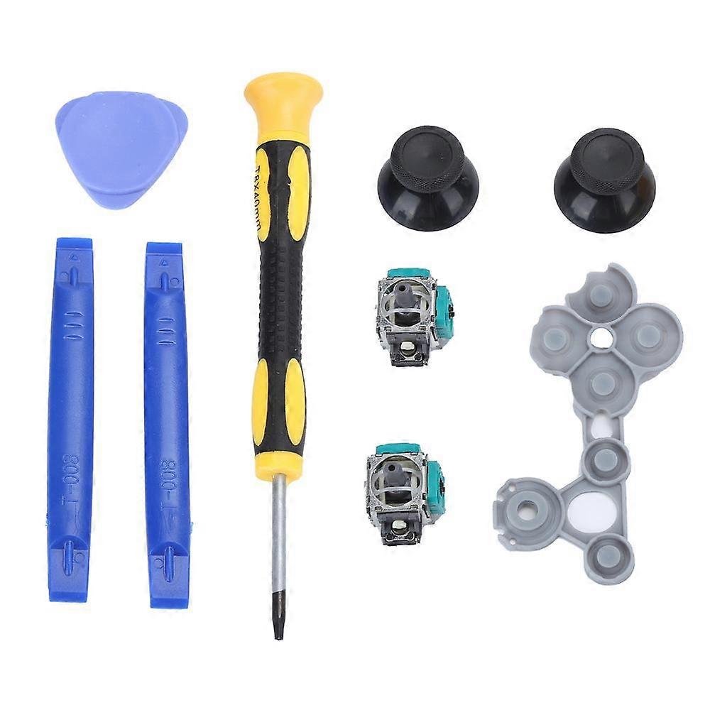 3D Analog Joystick Cap Kit with T8 Screwdriver for Xbox One Controller Replacement