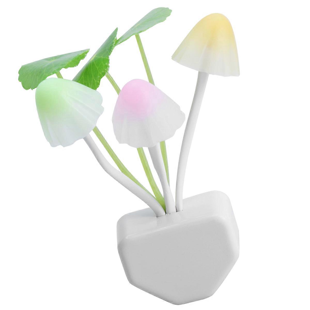 Mushroom Night Light with LED Sensor for Kids Room in Multi Color Plastic ABS 5W